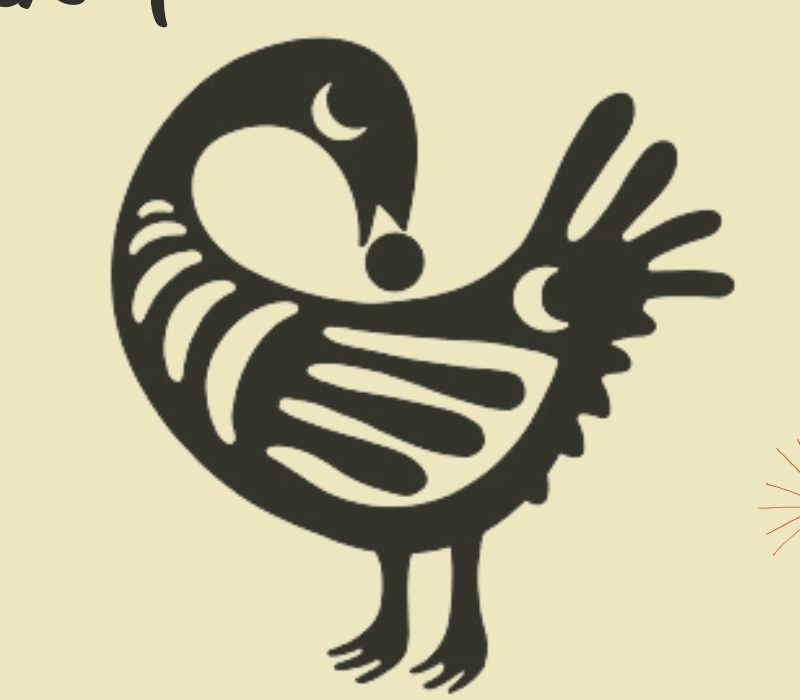 Sankofa bird artwork from a MAABPsi celebration flyer